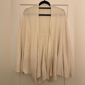 Lululemon Cashlu Knit Textured Wrap in Heathered White Opal